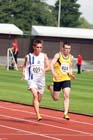 junior mens winning the 100 metres at the Gateshead Tartan Games Open.